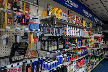 Well Stocked Shelves of Auto Products