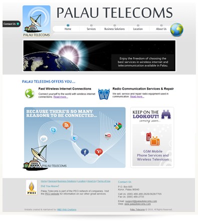 Palau Telecoms Home Page